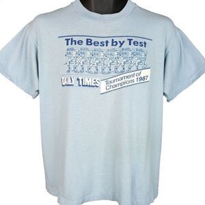 Daily Times Softball T Shirt Vintage 80s 1987 Tournament Of Champions Made In US